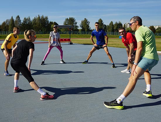 подготовка к забегу с клубом Balancerun